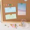100 pcs sunflower push pins colorful flower thumbtacks for cork boards, bulletin boards, and photo walls